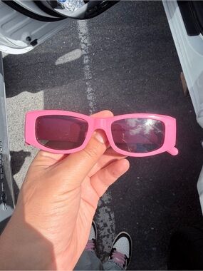 Palm angels pink sunglasses